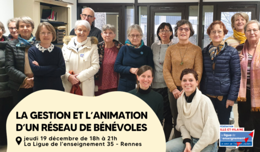 Formations bénévoles 2024-2025 La gestion et l'animation d'un réseau de bénévoles