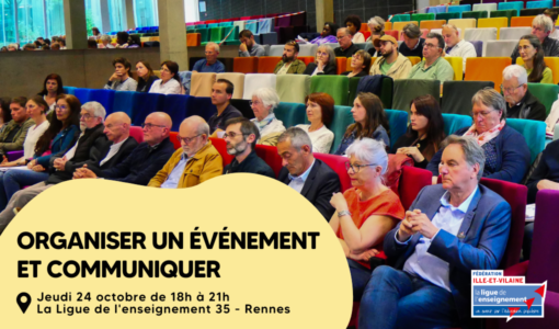 Formations bénévoles 2024-2025 - organiser un événement et communiquer