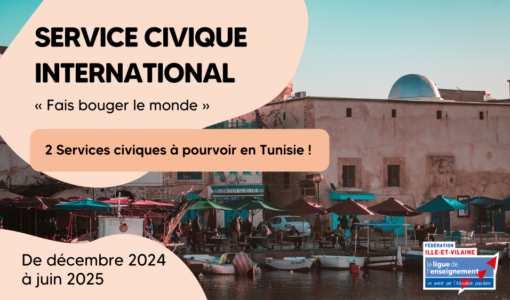 Service civique international 2024